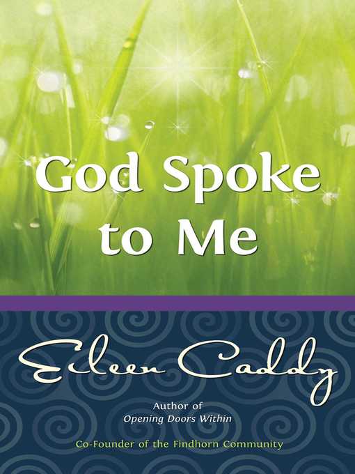 Title details for God Spoke to Me by Eileen Caddy - Available